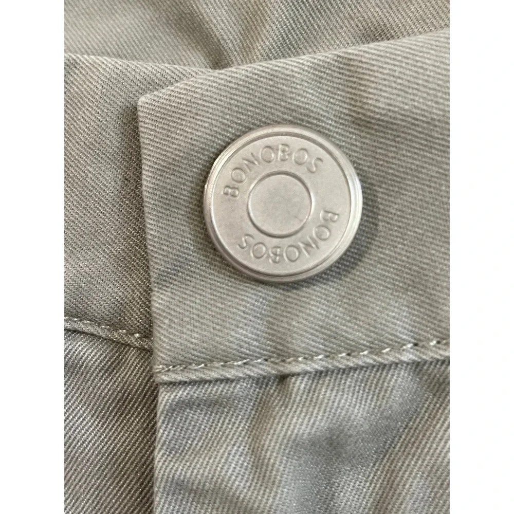 Bonobos Mens Chino Pants 30x30 Tan Beige Khaki Cotton Straight Leg